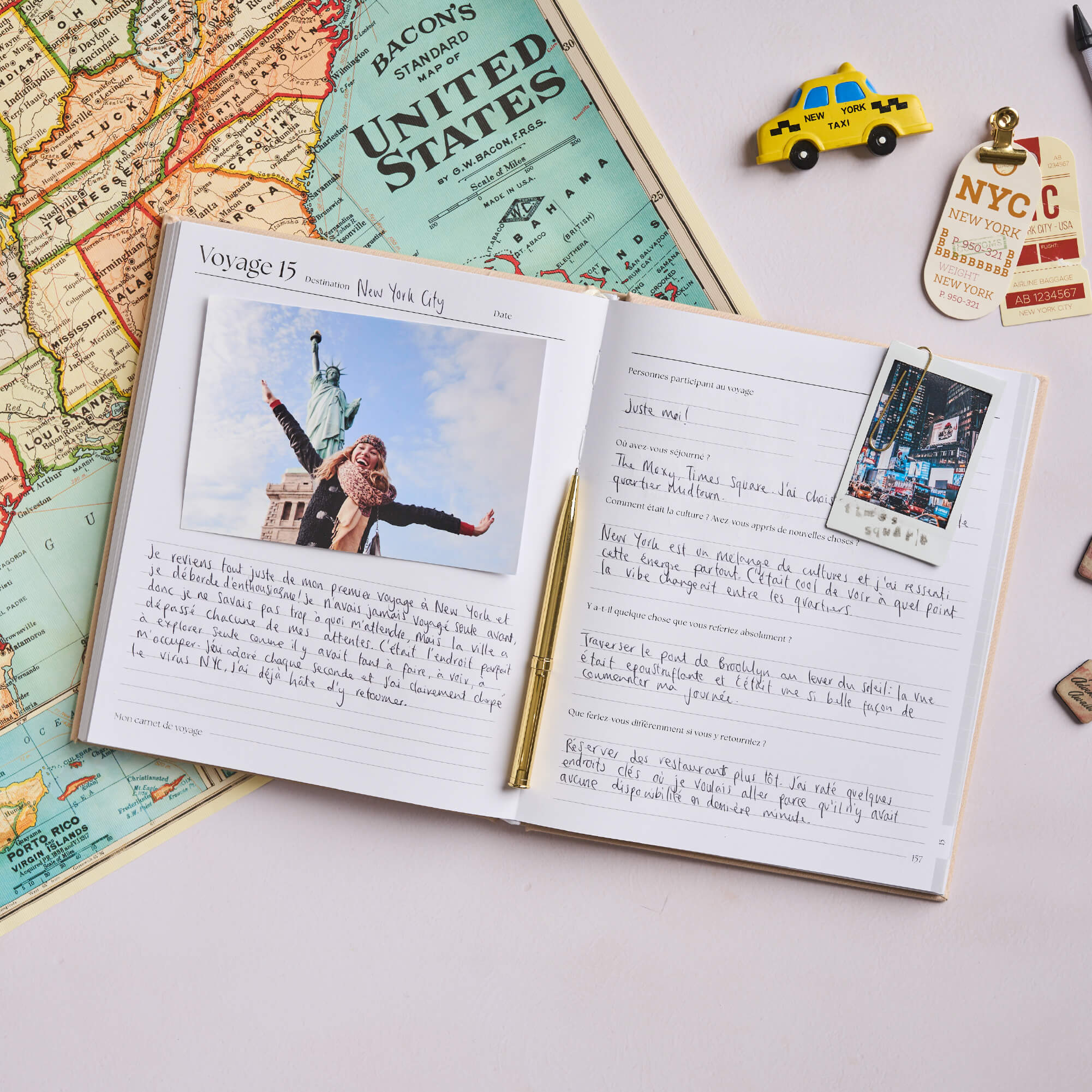 Mon Journal De Voyage: Carnet De Voyage, à Remplir Et Personnaliser En Mon Journal De Voyage: Carnet De Voyage, à Remplir Et Personnaliser En