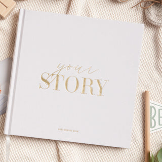 Your Story - UK - Baby Memory Book - Grey Edition