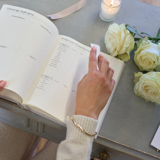 Organizzatrice di matrimoni (Italia) Grigio - Diario di matrimonio e regalo di fidanzamento | Bibi & Beau